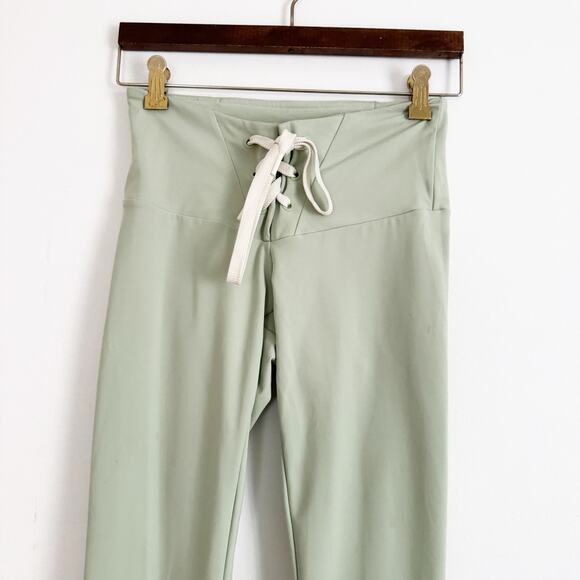 STAUD New Balance Lace Up Leggings Mint Green Small S - Picture 5 of 11